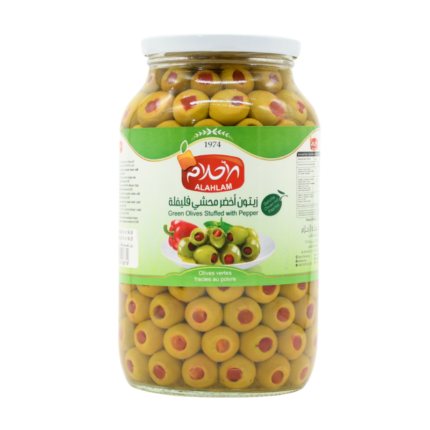 زيتون أخضر محشي فليفلة الأحلام 900 g