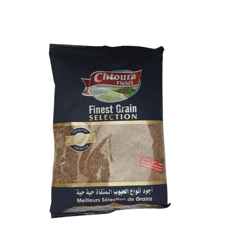برغل ناعم أسمر حقول شتورة Chtoura Fields Dunkler Feiner Bulgur 700 g