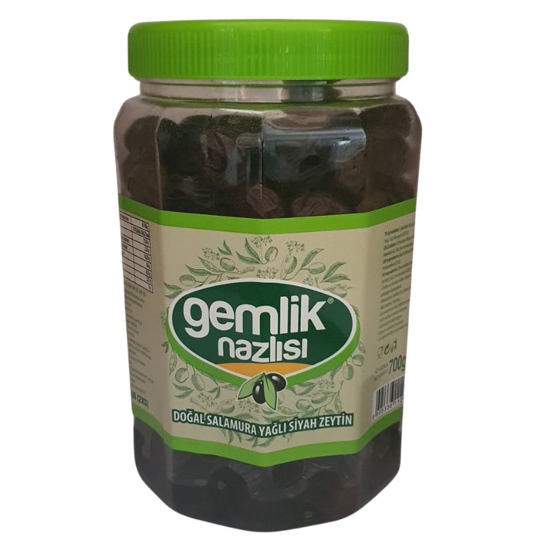 زيتون أسود Gemlik Schwarze Oliven 700g